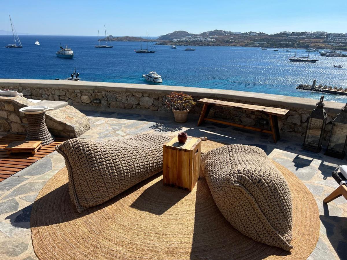 Beachfront Mykonos Guest House Ornós Eksteriør bilde