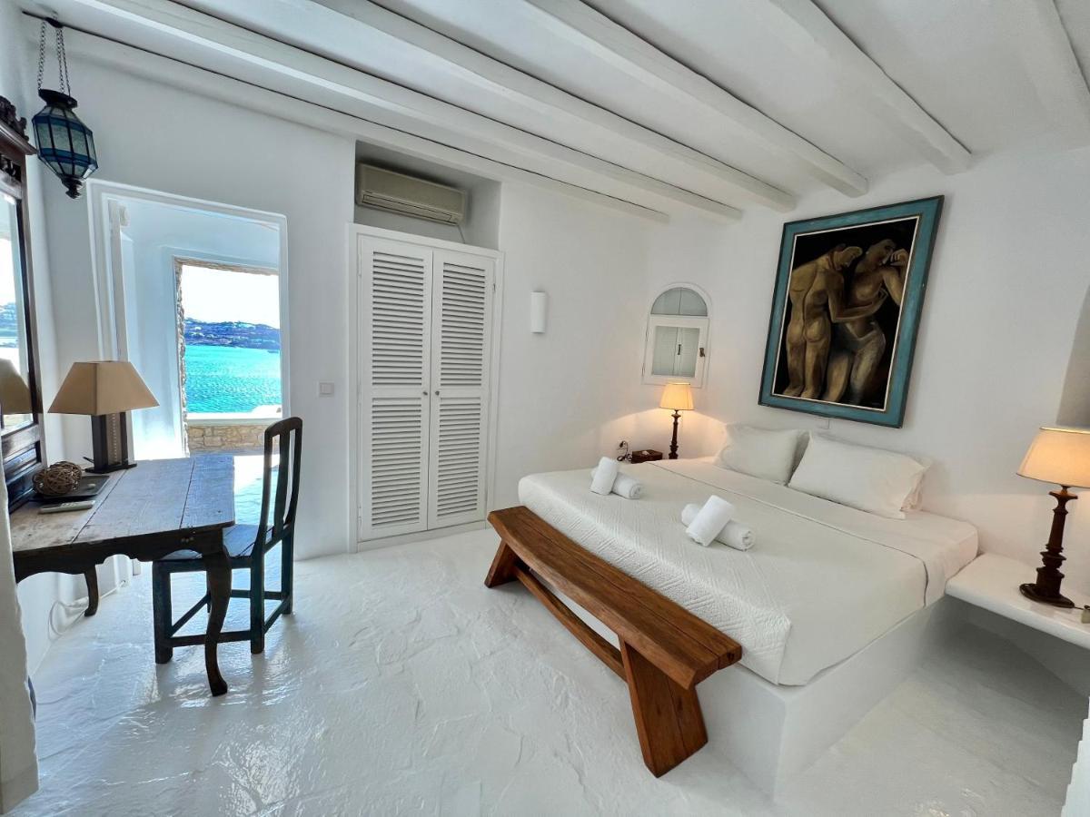 Beachfront Mykonos Guest House Ornós Eksteriør bilde