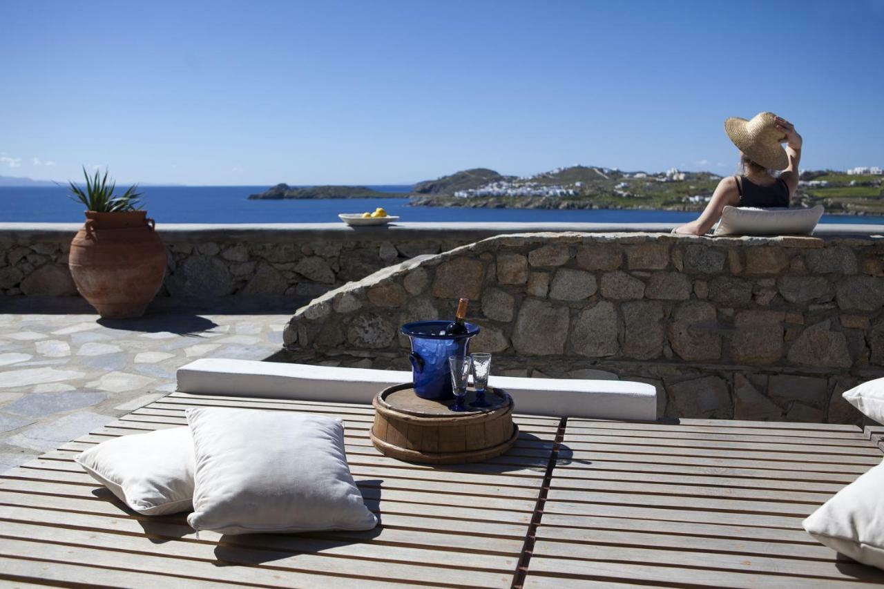Beachfront Mykonos Guest House Ornós Eksteriør bilde