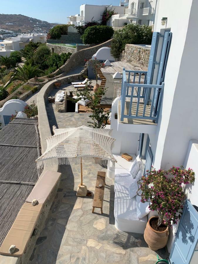 Beachfront Mykonos Guest House Ornós Eksteriør bilde