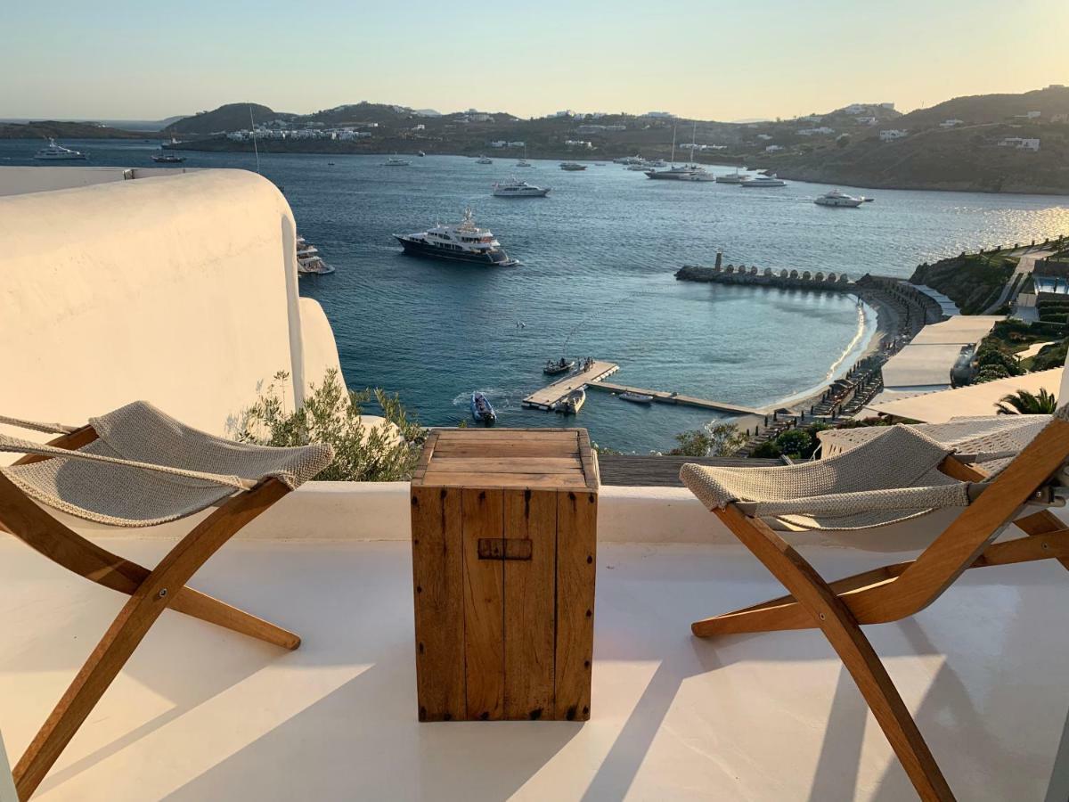 Beachfront Mykonos Guest House Ornós Rom bilde